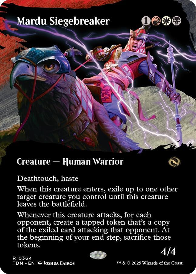 Mardu Siegebreaker (Borderless) [Tarkir: Dragonstorm] 364