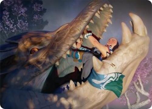 Jaws of Defeat Art Card (53/54) [Art Series: Tarkir: Dragonstorm] 53