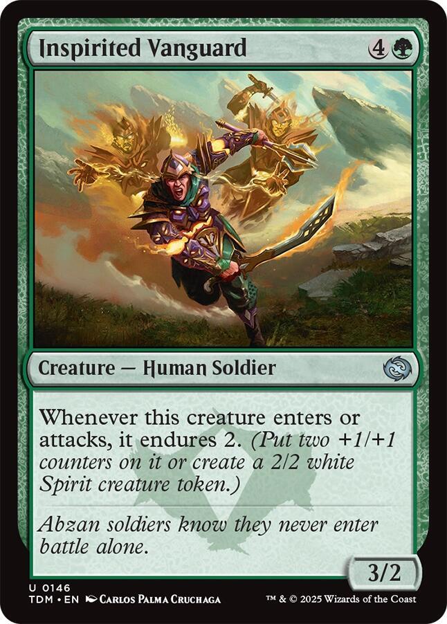 Inspirited Vanguard [Tarkir: Dragonstorm] 146