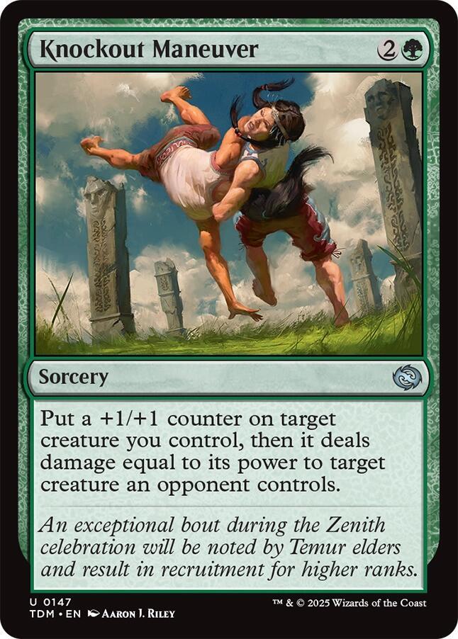 Knockout Maneuver [Tarkir: Dragonstorm] 147