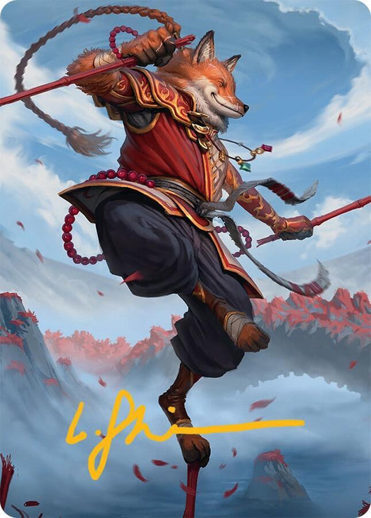Equilibrium Adept Art Card (16/54) (Gold-Stamped Signature) [Art Series: Tarkir: Dragonstorm] 16