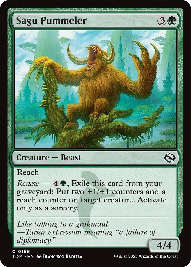Sagu Pummeler [Tarkir: Dragonstorm] 156