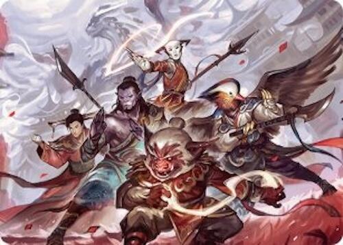 Will of the Jeskai Art Card (54/54) [Art Series: Tarkir: Dragonstorm] 54