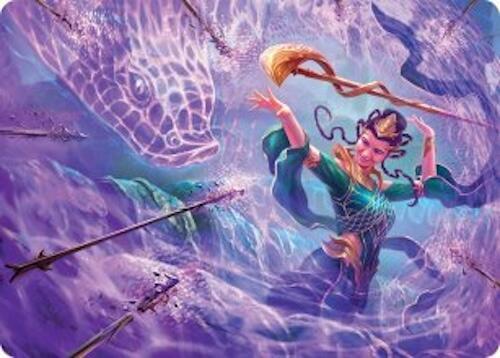 Snakeskin Veil Art Card (19/54) [Art Series: Tarkir: Dragonstorm] 19