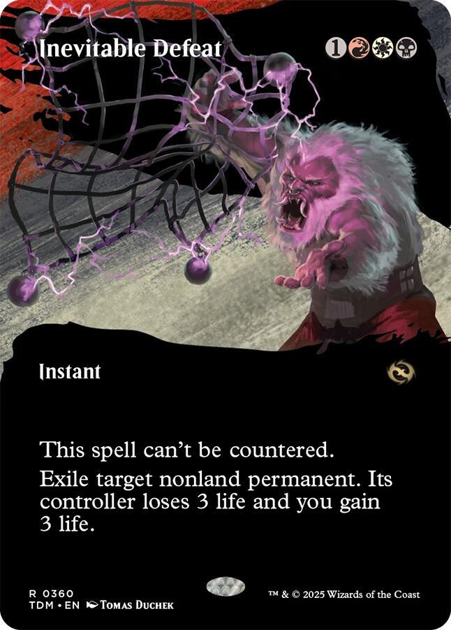 Inevitable Defeat (Borderless) [Tarkir: Dragonstorm] 360