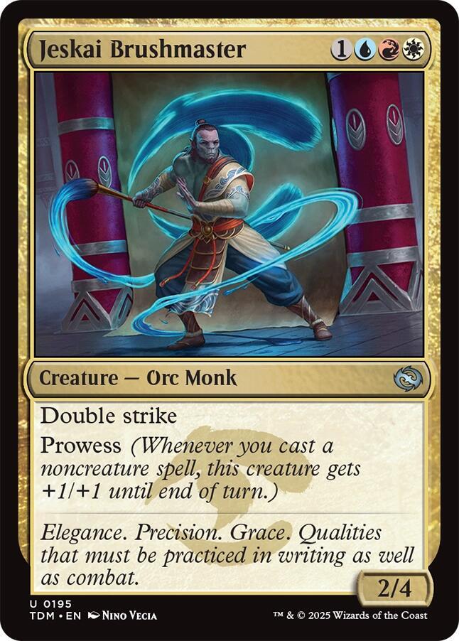 Jeskai Brushmaster [Tarkir: Dragonstorm] 195