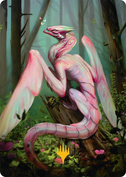 Bloomvine Regent Art Card (46/54) (Gold-Stamped Planeswalker Symbol) [Art Series: Tarkir: Dragonstorm] 46