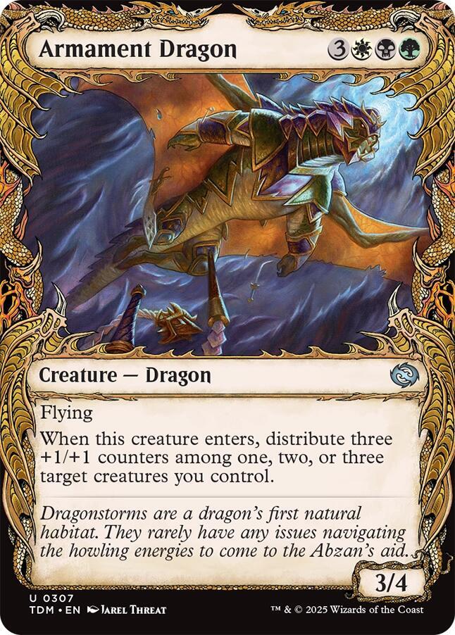 Armament Dragon (Showcase) [Tarkir: Dragonstorm] 307