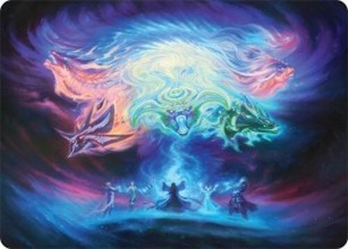 Call the Spirit Dragons Art Card (21/54) [Art Series: Tarkir: Dragonstorm] 21