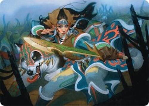 Eshki Dragonclaw Art Card (23/54) [Art Series: Tarkir: Dragonstorm] 23