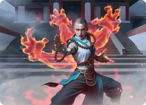 Flamehold Grappler Art Card (24/54) [Art Series: Tarkir: Dragonstorm] 24