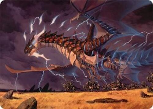 Neriv, Heart of the Storm Art Card (25/54) [Art Series: Tarkir: Dragonstorm] 25