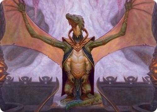 Kheru Goldkeeper Art Card (36/54) [Art Series: Tarkir: Dragonstorm] 36