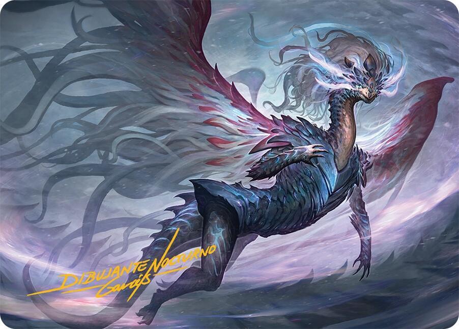 Shiko, Paragon of the Way Art Card (37/54) (Gold-Stamped Signature) [Art Series: Tarkir: Dragonstorm] 37