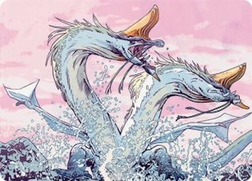 Twinmaw Stormbrood Art Card (39/54) [Art Series: Tarkir: Dragonstorm] 39