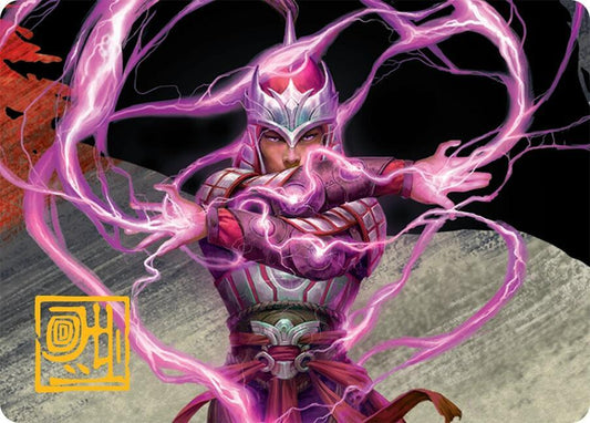 All-Out Assault Art Card (43/54) (Gold-Stamped Signature) [Art Series: Tarkir: Dragonstorm] 43