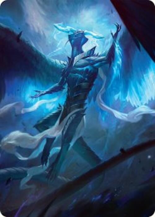 Ugin, Eye of the Storms Art Card (1/54) [Art Series: Tarkir: Dragonstorm] 1
