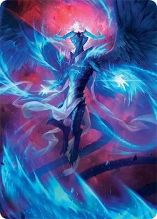 Ugin, Eye of the Storms Art Card (48/54) [Art Series: Tarkir: Dragonstorm] 48