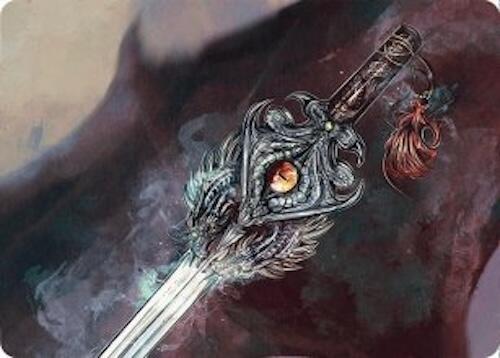 Dragonfire Blade Art Card (40/54) [Art Series: Tarkir: Dragonstorm] 40