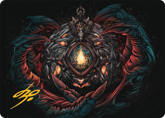 Mox Jasper Art Card (41/54) (Gold-Stamped Signature) [Art Series: Tarkir: Dragonstorm] 41