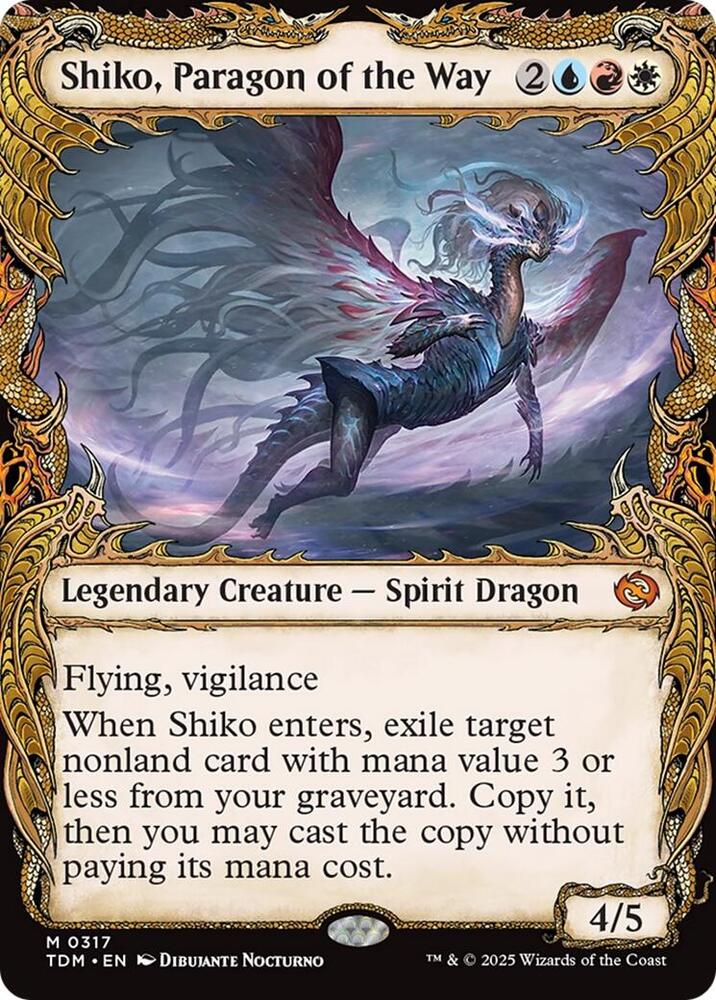 Shiko, Paragon of the Way (Showcase) [Tarkir: Dragonstorm] 317