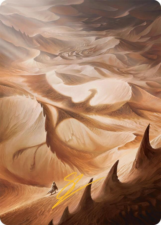 Plains Art Card (30/54) (Gold-Stamped Signature) [Art Series: Tarkir: Dragonstorm] 30