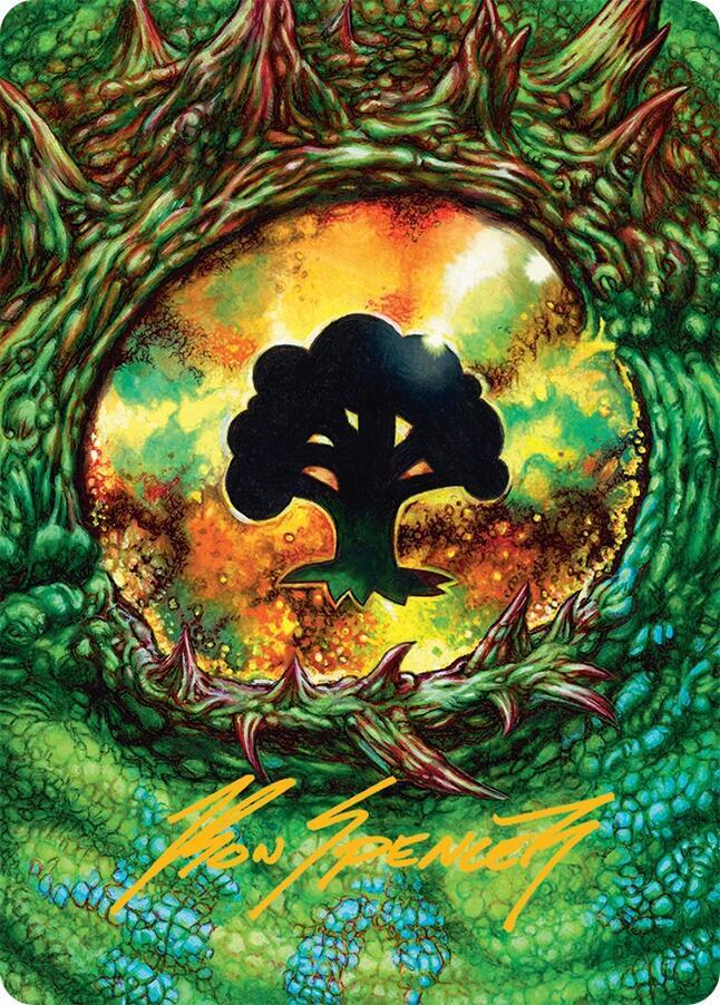 Forest Art Card (32/54) (Gold-Stamped Signature) [Art Series: Tarkir: Dragonstorm] 32