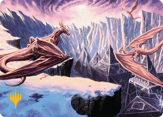 Maelstrom of the Spirit Dragon (42/54) (Gold-Stamped Planeswalker Symbol) [Art Series: Tarkir: Dragonstorm] 42