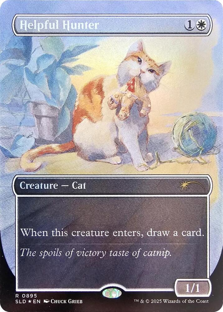 Helpful Hunter (0895) (Rainbow Foil) [Secret Lair Drop Series] 895