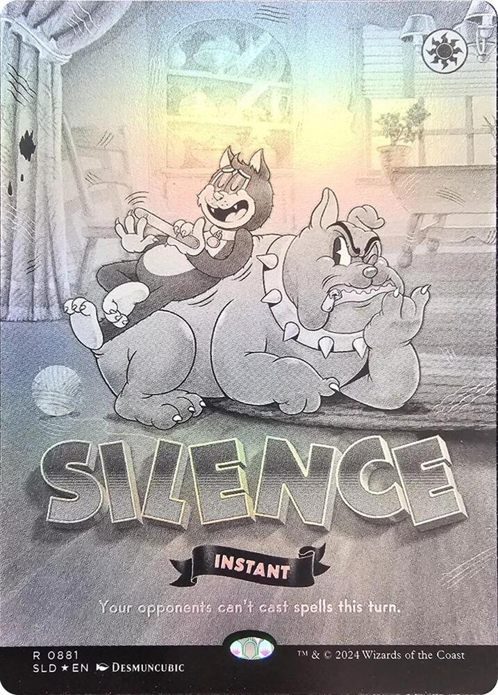Silence (0881) (Black & White Foil) [Secret Lair Drop Series] 881
