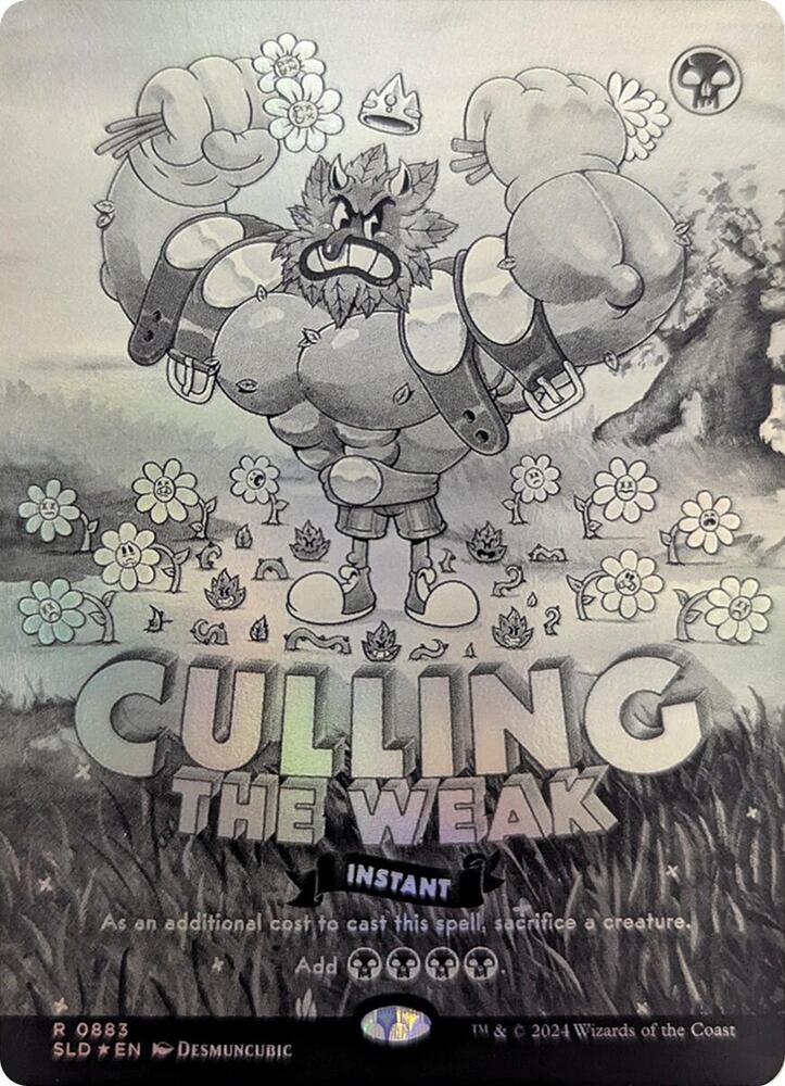 Culling the Weak (Black & White Foil) [Secret Lair Drop Series] 883