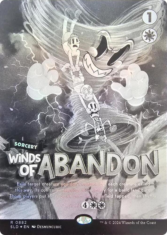 Winds of Abandon (Black & White Foil) [Secret Lair Drop Series] 882