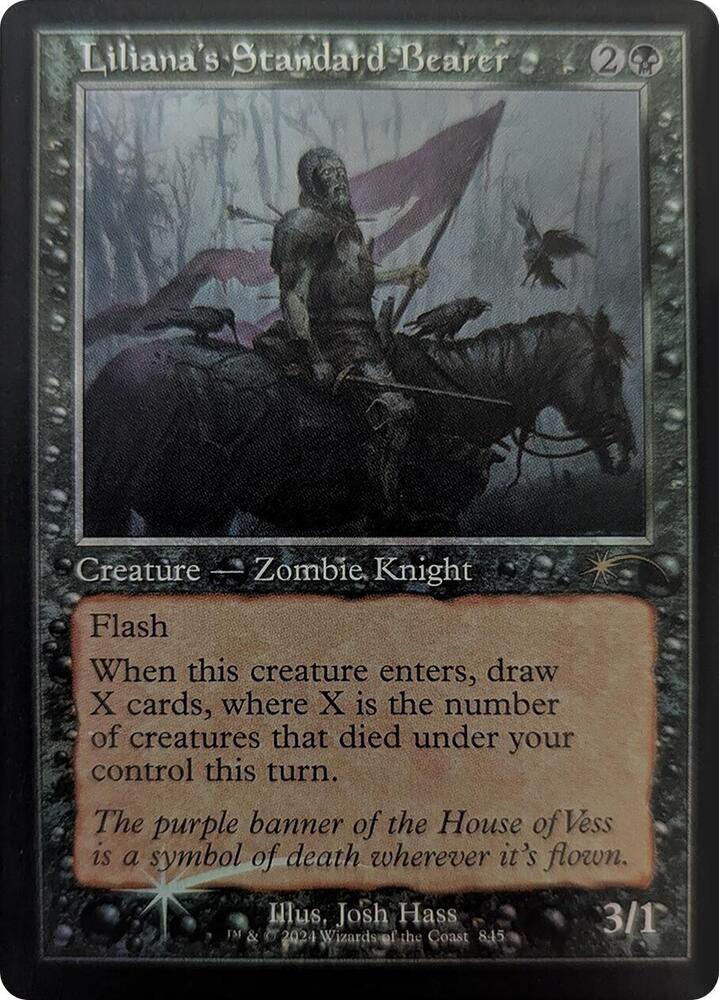 Liliana's Standard Bearer (Retro Frame) [Secret Lair Drop Series] 845