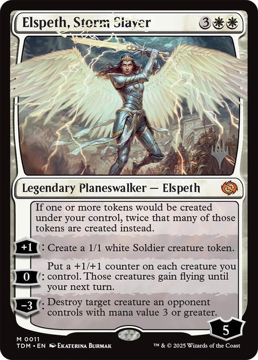 Elspeth, Storm Slayer [Promo Pack: Tarkir: Dragonstorm] 11