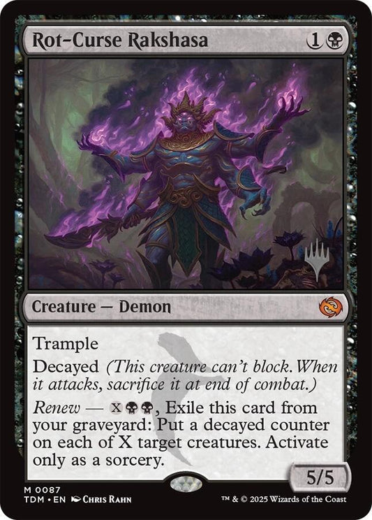 Rot-Curse Rakshasa [Promo Pack: Tarkir: Dragonstorm] 87