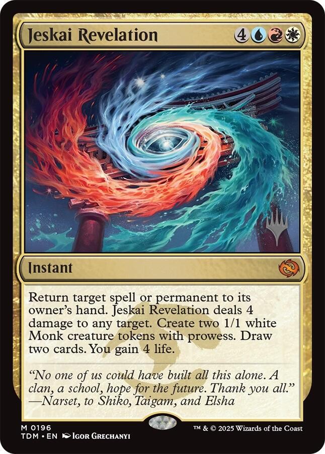 Jeskai Revelation [Promo Pack: Tarkir: Dragonstorm] 196