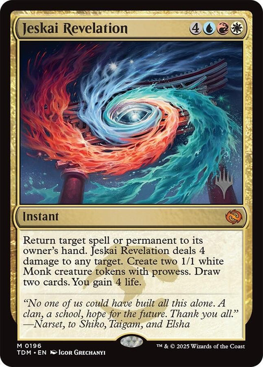 Jeskai Revelation [Promo Pack: Tarkir: Dragonstorm] 196