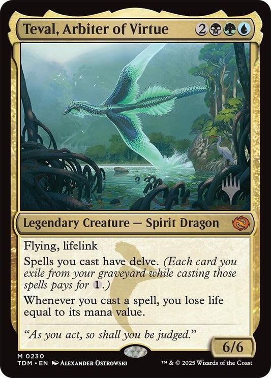 Teval, Arbiter of Virtue [Promo Pack: Tarkir: Dragonstorm] 230