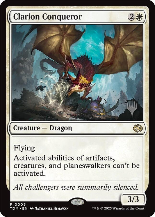 Clarion Conqueror [Promo Pack: Tarkir: Dragonstorm] 5
