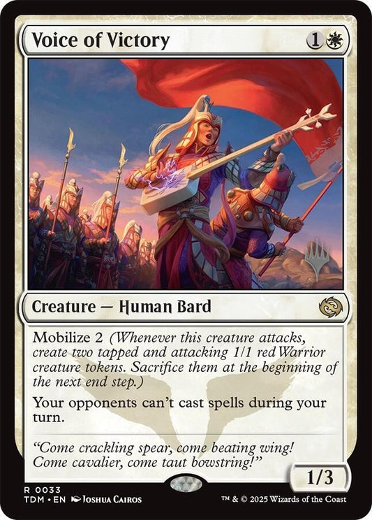 Voice of Victory [Promo Pack: Tarkir: Dragonstorm] 33