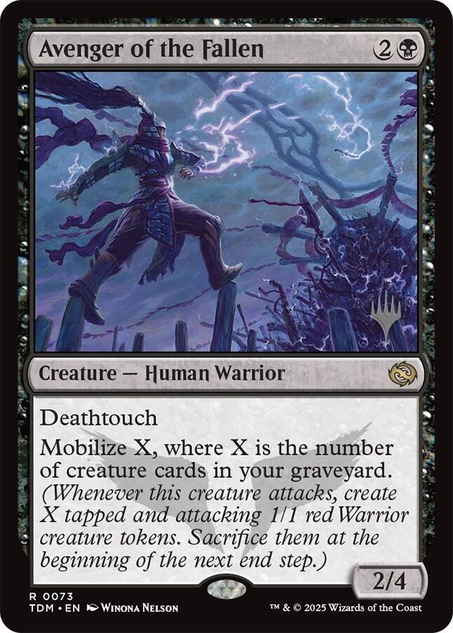 Avenger of the Fallen [Promo Pack: Tarkir: Dragonstorm] 73