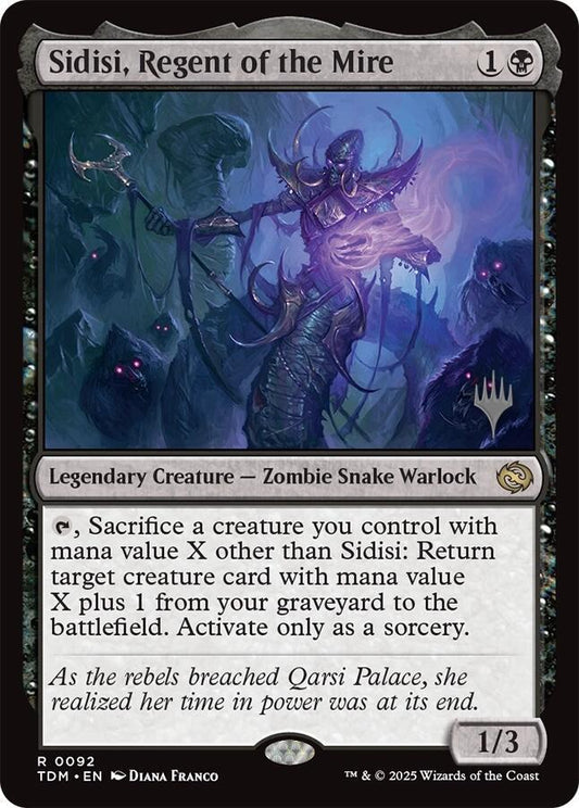 Sidisi, Regent of the Mire [Promo Pack: Tarkir: Dragonstorm] 92