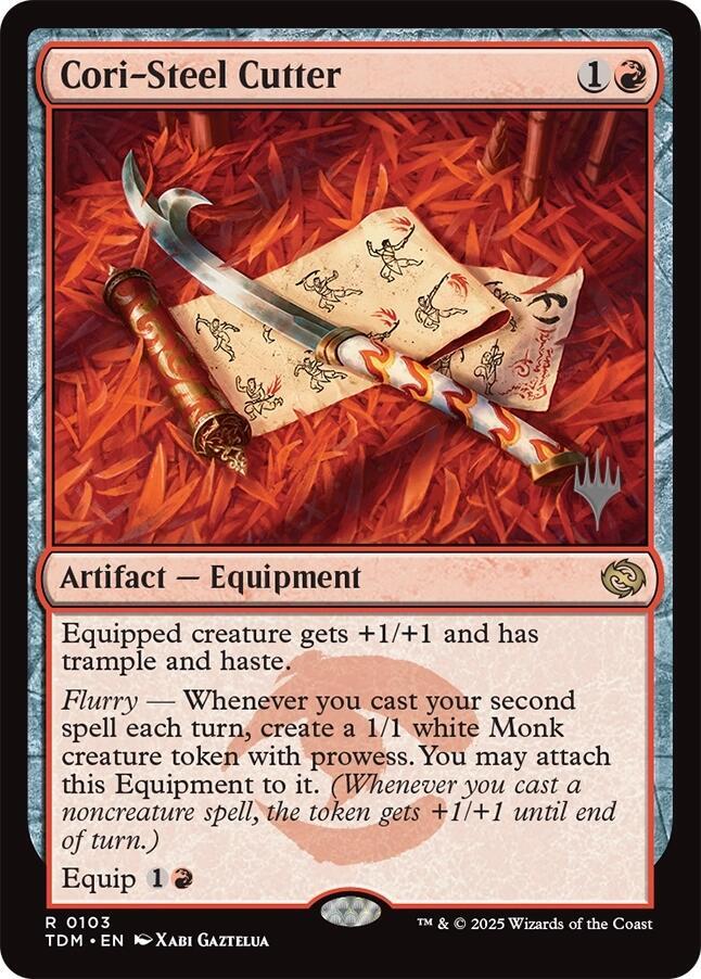 Cori-Steel Cutter [Promo Pack: Tarkir: Dragonstorm] 103
