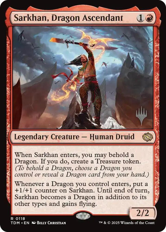 Sarkhan, Dragon Ascendant [Promo Pack: Tarkir: Dragonstorm] 118