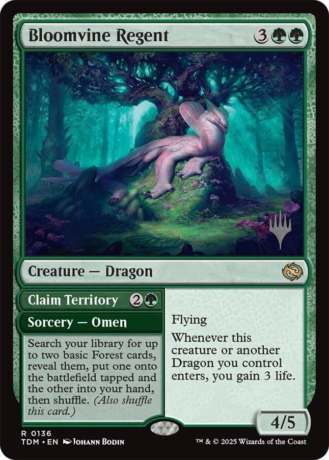 Bloomvine Regent [Promo Pack: Tarkir: Dragonstorm] 136