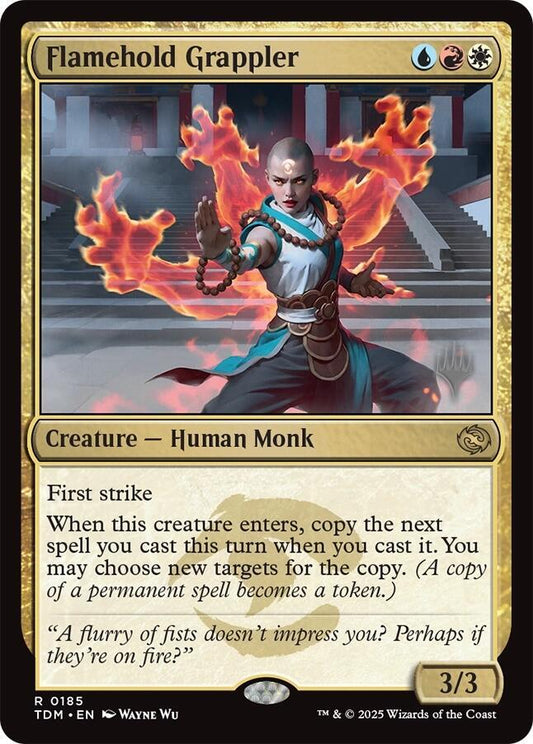 Flamehold Grappler [Promo Pack: Tarkir: Dragonstorm] 185
