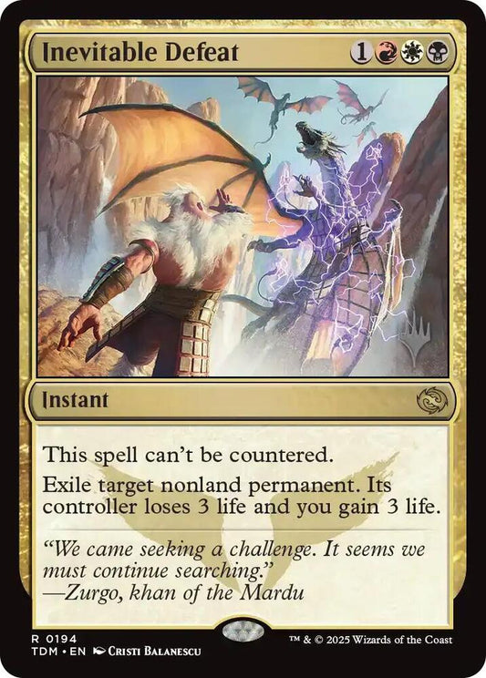Inevitable Defeat [Promo Pack: Tarkir: Dragonstorm] 194