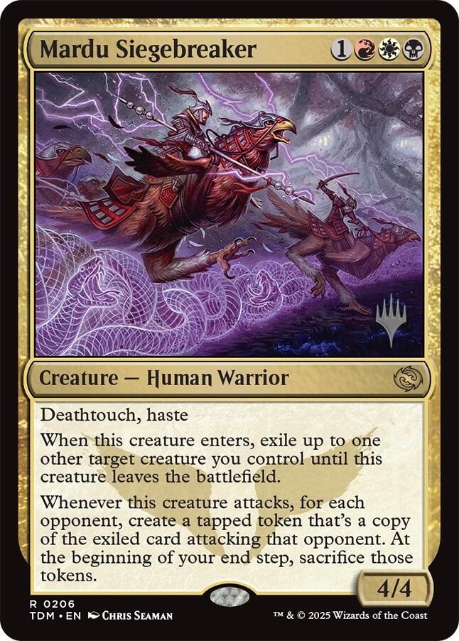 Mardu Siegebreaker [Promo Pack: Tarkir: Dragonstorm] 206