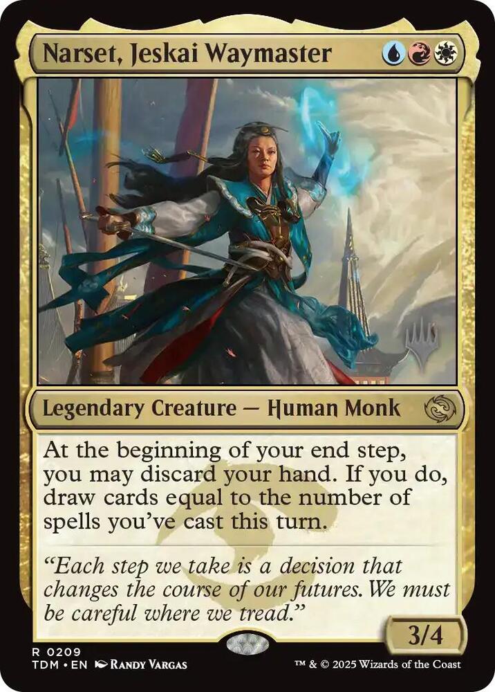 Narset, Jeskai Waymaster [Promo Pack: Tarkir: Dragonstorm] 209