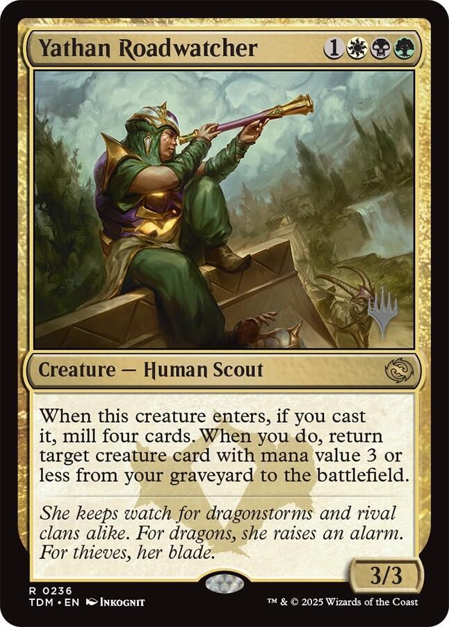 Yathan Roadwatcher [Promo Pack: Tarkir: Dragonstorm] 236